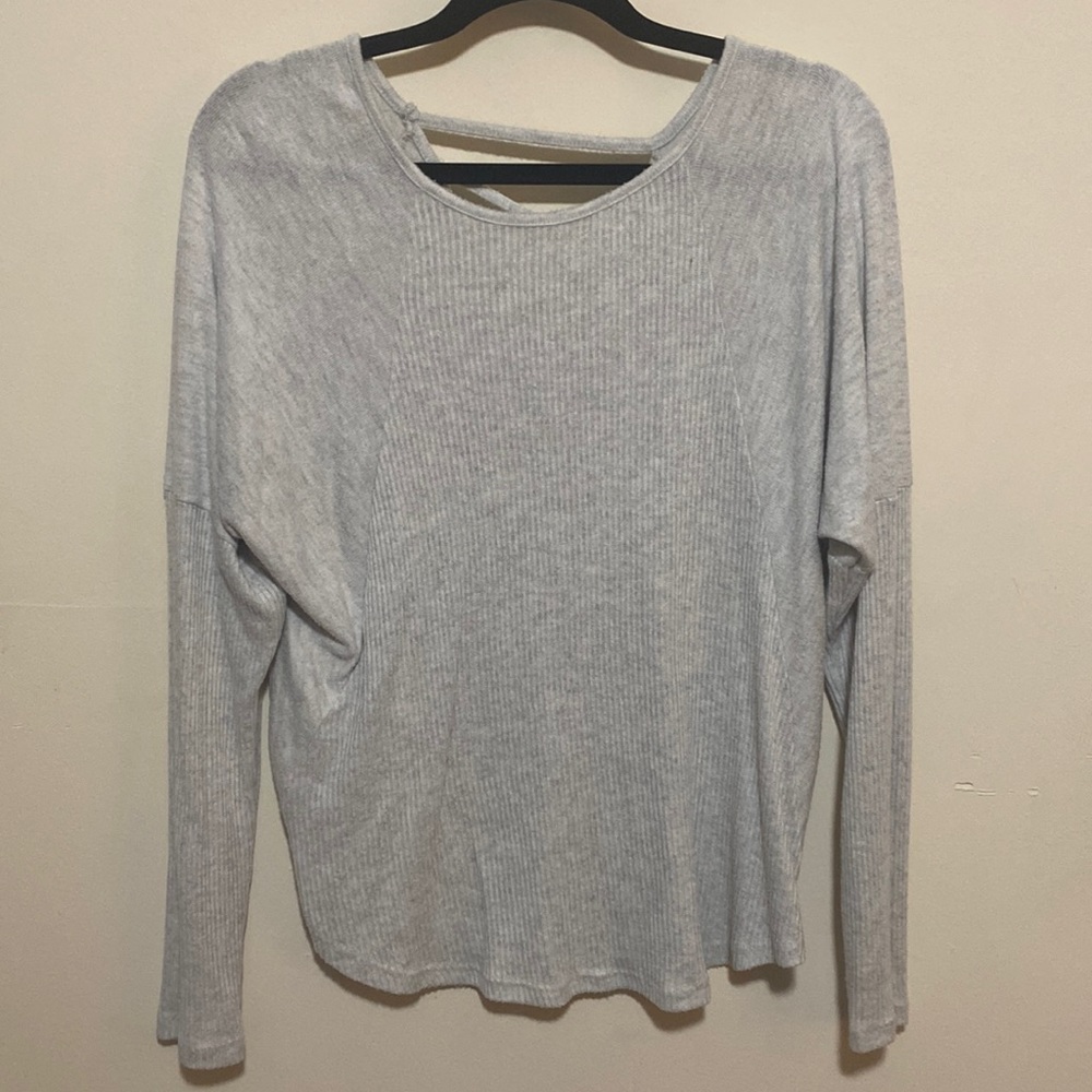 Soft gray long sleeve